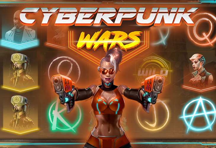 Cyberpunk Wars - Woohoo slot at Casino Ozwin Casino